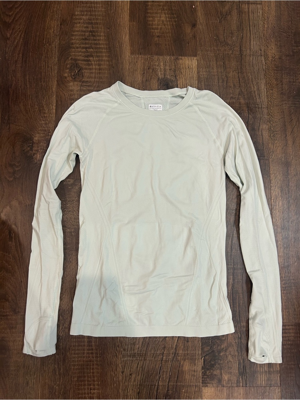 Athleta Mint Green Long Sleeve Performance Top